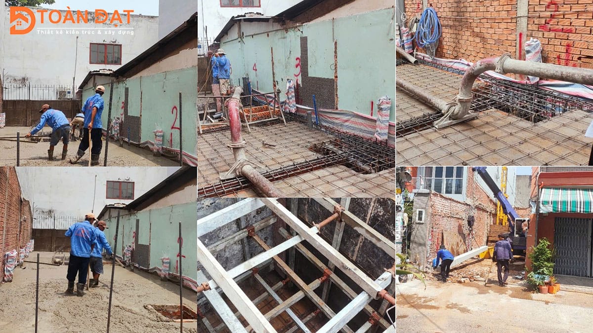 Ảnh thi công Toàn Đạt
