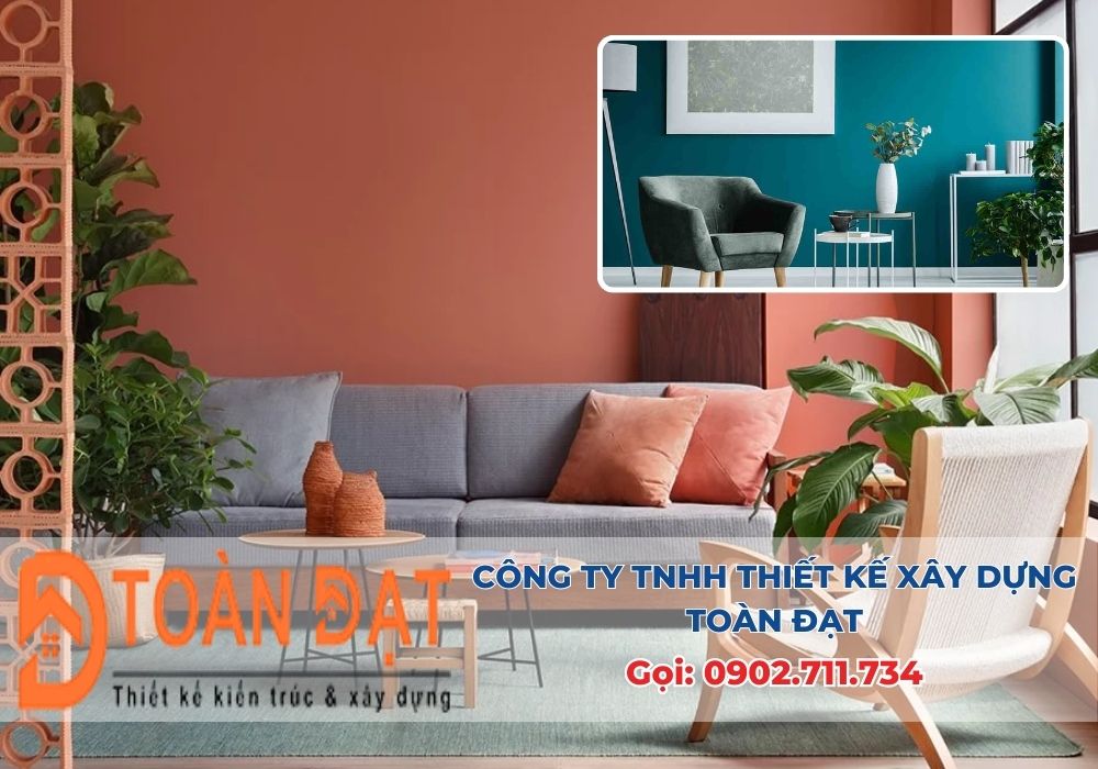 Chọn màu sắc phù hợp trong thiết kế nội thất