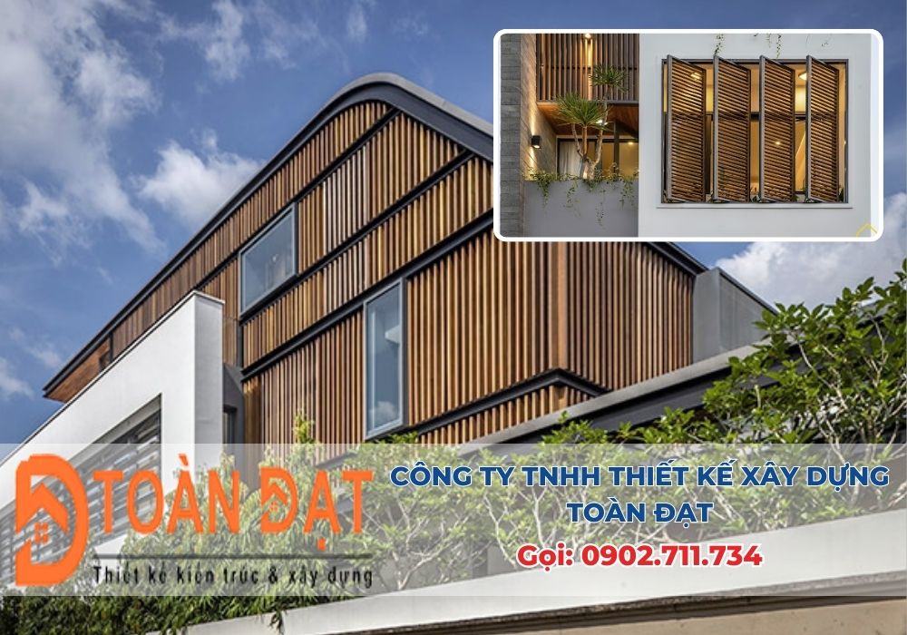 Giải pháp chống nóng cho biệt thự hướng Tây
