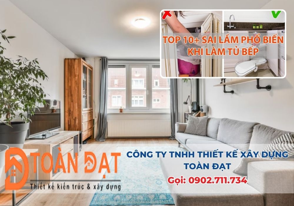 Những sai lầm thiết kế nội thất phổ biến