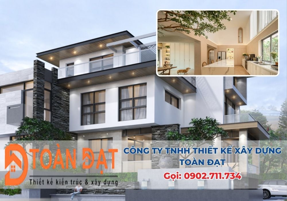 Thiết kế nhà ở tư nhân hiện đại xu hướng năm 2025