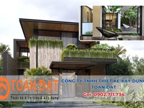 Xu hướng thiết kế biệt thự xanh thân thiện môi trường