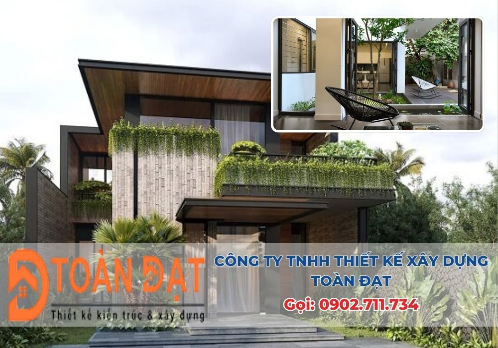 Xu hướng thiết kế biệt thự xanh thân thiện môi trường