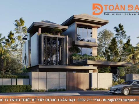 Xu hướng thiết kế biệt thự sang trọng năm 2025 tập trung vào sự kết hợp giữa đẳng cấp – công nghệ – bền vững – cá nhân hóa.